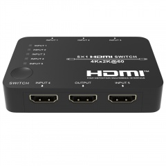 سوئیچ 5 پورت 2.0 HDMI با ریموت کنترل فرانت
