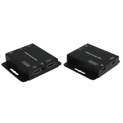 افزایش HDMI روی کابل شبکه تا ۵٠ متر + ریموت + اکولایزر فرانت
